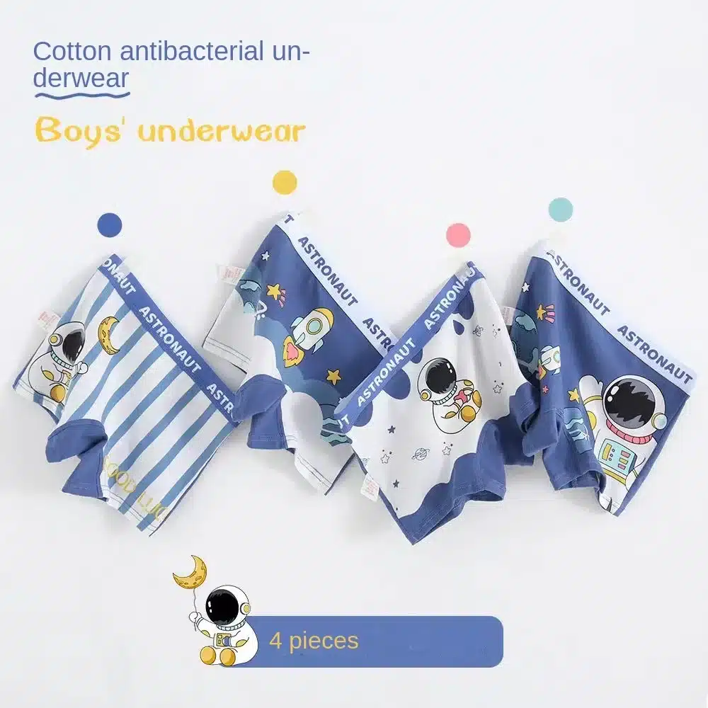 4Pcs-Lot-Boy-Cotton-Underwear-Boxer-Kids-Children-Panties-2-10years-3 – saadaval Tootemaailm e-kaubamajas