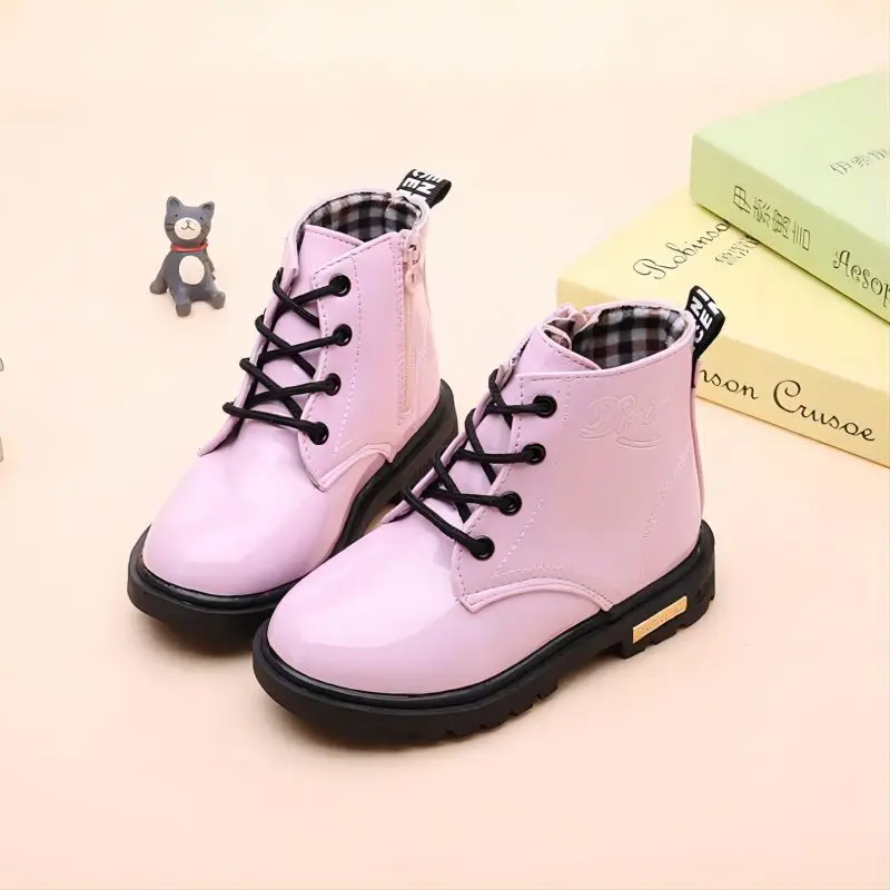 New-Winter-Children-Shoes-PU-Leather-Waterproof-Boots-Kids-Snow-Boots-Brand-Girls-Boys-Rubber-Boots-1 – saadaval Tootemaailm e-kaubamajas