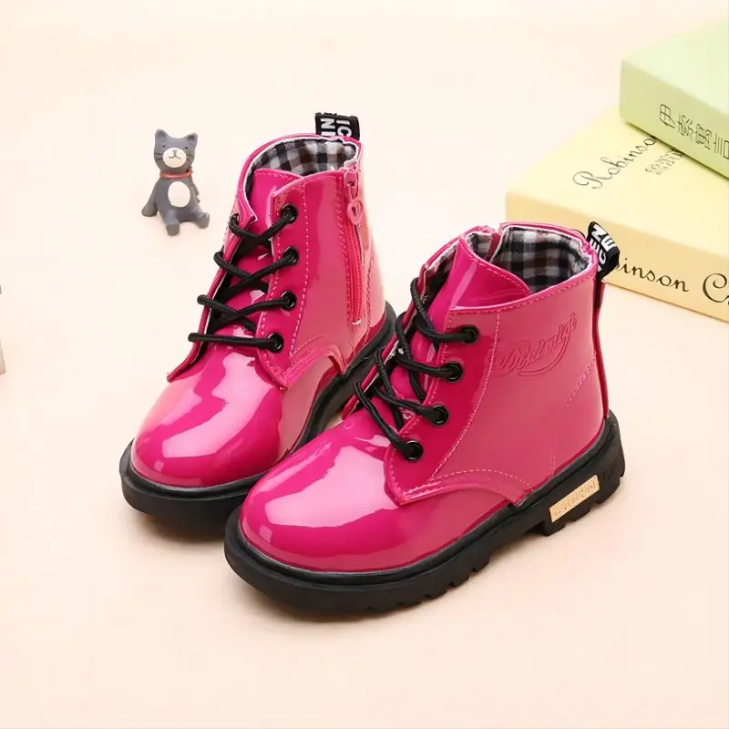 New-Winter-Children-Shoes-PU-Leather-Waterproof-Boots-Kids-Snow-Boots-Brand-Girls-Boys-Rubber-Boots-2 – saadaval Tootemaailm e-kaubamajas
