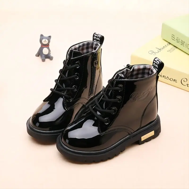 New-Winter-Children-Shoes-PU-Leather-Waterproof-Boots-Kids-Snow-Boots-Brand-Girls-Boys-Rubber-Boots-3 – saadaval Tootemaailm e-kaubamajas