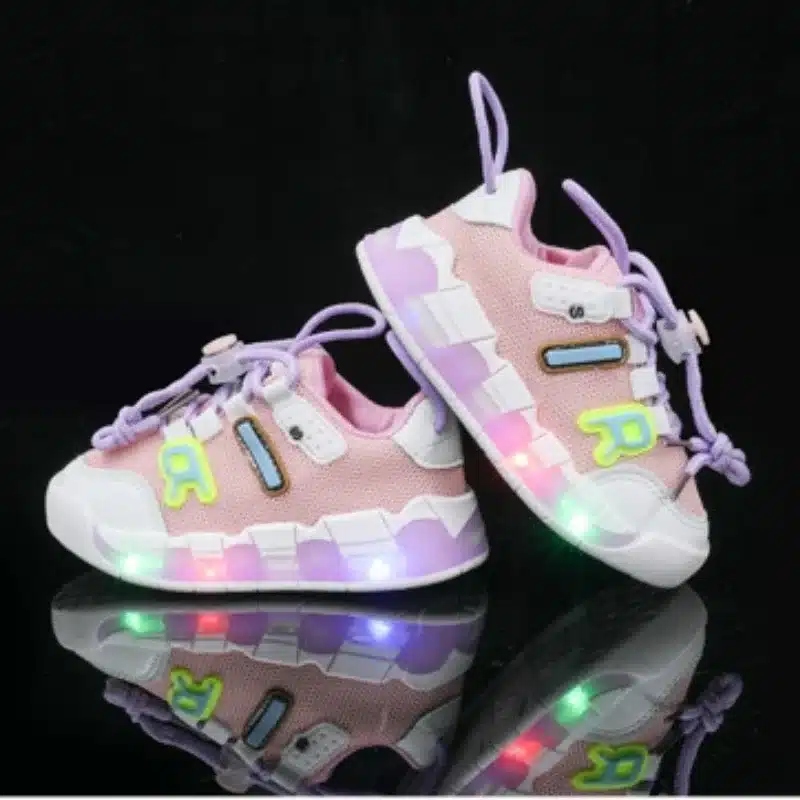 Zapatillas-Mesh-LED-Lights-Kid-Sneakers-Breathable-Autumn-Boy-Bright-Lights-shoe-Girls-Casual-Shoe-Tennis-4 – saadaval Tootemaailm e-kaubamajas