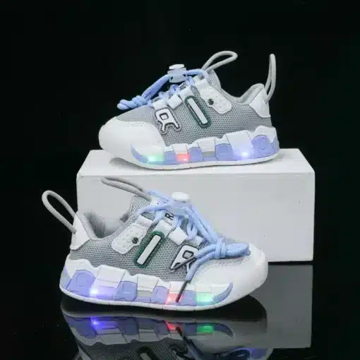 Zapatillas-Mesh-LED-Lights-Kid-Sneakers-Breathable-Autumn-Boy-Bright-Lights-shoe-Girls-Casual-Shoe-Tennis-2 – saadaval Tootemaailm e-kaubamajas