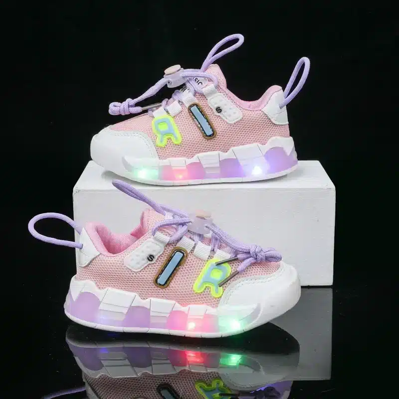Zapatillas-Mesh-LED-Lights-Kid-Sneakers-Breathable-Autumn-Boy-Bright-Lights-shoe-Girls-Casual-Shoe-Tennis-1 – saadaval Tootemaailm e-kaubamajas