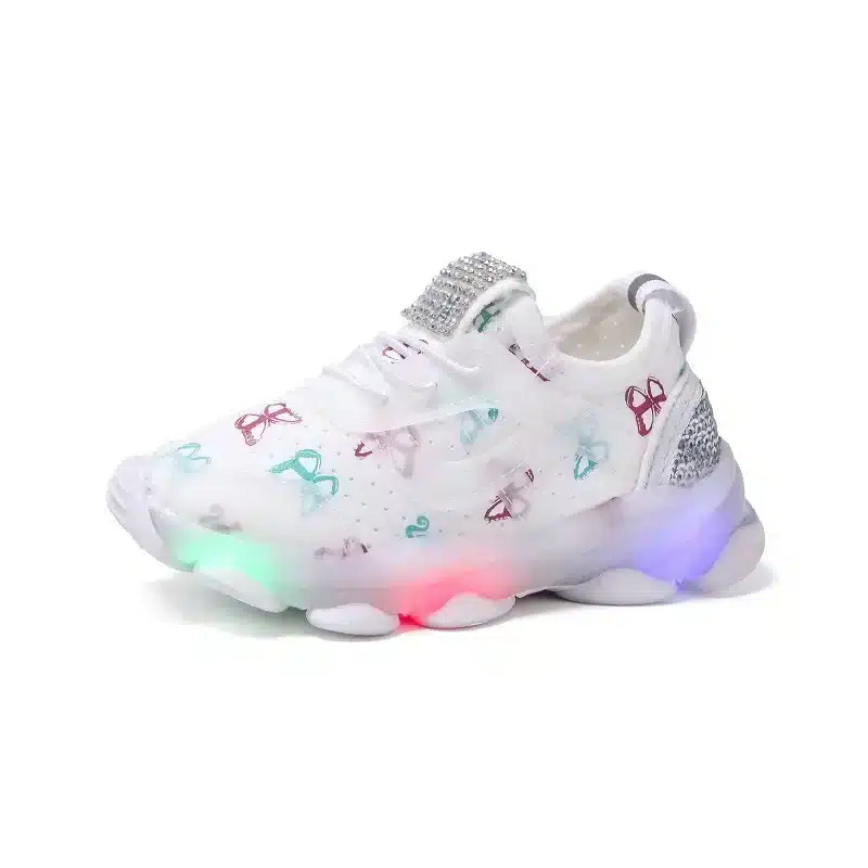Kid-Shoes-Children-s-LED-Shining-Shoes-2023-Spring-New-Boys-Sports-Shoes-Girls-Elastic-Fabric-5 – saadaval Tootemaailm e-kaubamajas
