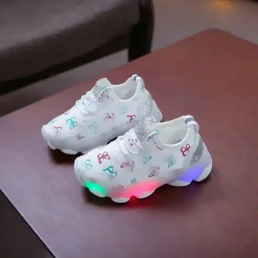 Kid-Shoes-Children-s-LED-Shining-Shoes-2023-Spring-New-Boys-Sports-Shoes-Girls-Elastic-Fabric-1 – saadaval Tootemaailm e-kaubamajas