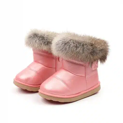 2023-New-Solid-Color-Britain-Style-Girls-Casual-Boots-Plush-Winter-Soft-Baby-Boys-Short-Boots-1 – saadaval Tootemaailm e-kaubamajas