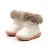 2023-New-Solid-Color-Britain-Style-Girls-Casual-Boots-Plush-Winter-Soft-Baby-Boys-Short-Boots-2 – saadaval Tootemaailm e-kaubamajas