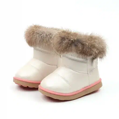2023-New-Solid-Color-Britain-Style-Girls-Casual-Boots-Plush-Winter-Soft-Baby-Boys-Short-Boots-2 – saadaval Tootemaailm e-kaubamajas