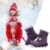 lillad laste saapad kahe takjakinnitusega ja lillemustriga