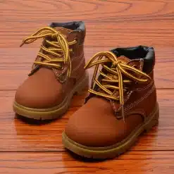 Spring-Autumn-Children-Ankle-boots-Winter-Girls-Boots-Boys-Plush-Snow-Motorcycle-Boots-Lace-Up-Rome-1 – saadaval Tootemaailm e-kaubamajas