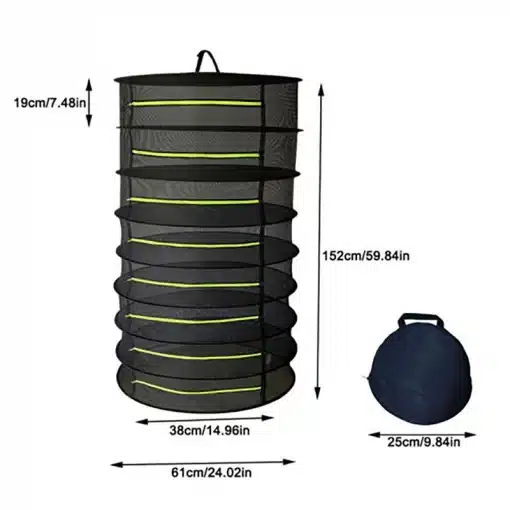 2-4-6-8-Layers-Drying-Net-For-Herbs-Fish-Hanging-Basket-Folding-Dry-Rack-Herb-5 – saadaval Tootemaailm e-kaubamajas