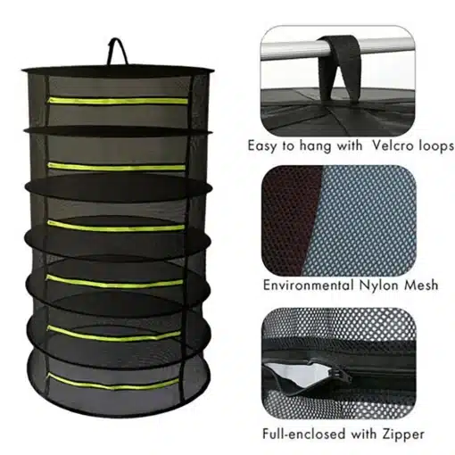 2-4-6-8-Layers-Drying-Net-For-Herbs-Fish-Hanging-Basket-Folding-Dry-Rack-Herb-1 – saadaval Tootemaailm e-kaubamajas