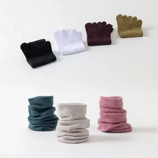 Yoga-Five-Finger-Socks-Woman-Girl-Organic-Cotton-Solid-Non-Slip-Young-Casual-Fashion-Pilates-Fitness-5 – saadaval Tootemaailm e-kaubamajas