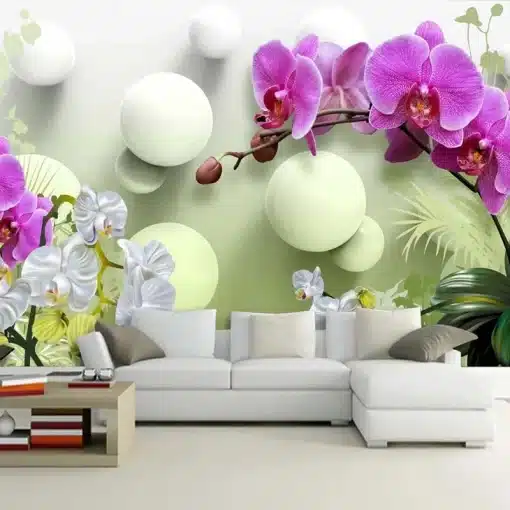 Custom-Photo-Wallpaper-3D-Stereoscopic-Ball-Flower-Modern-TV-Background-Decor-Interior-Bedroom-Living-Room-Sofa-3 – saadaval Tootemaailm e-kaubamajas