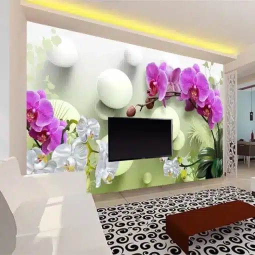 Custom-Photo-Wallpaper-3D-Stereoscopic-Ball-Flower-Modern-TV-Background-Decor-Interior-Bedroom-Living-Room-Sofa-2 – saadaval Tootemaailm e-kaubamajas