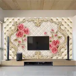 Custom-3D-Photo-Wallpaper-For-Walls-Home-Decor-3D-Red-Rose-Flowers-Living-Room-Sofa-Bedroom-1 – saadaval Tootemaailm e-kaubamajas