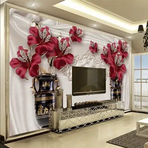 Custom-Photo-Wallpaper-3D-European-Style-Jewelry-Flower-Living-Room-Bedroom-TV-Background-Decor-Murals-Wall-3 – saadaval Tootemaailm e-kaubamajas