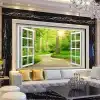 Custom-3D-Photo-Wallpaper-Green-Sunshine-Forest-Road-Window-Nature-Landscape-Wall-Mural-Living-Room-Sofa-3 – saadaval Tootemaailm e-kaubamajas