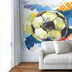 Modern-Fashion-Hand-painted-Graffiti-Football-Wallpaper-Custom-Mural-Non-woven-Interior-Wall-Decoration-Art-Wall-1 – saadaval Tootemaailm e-kaubamajas
