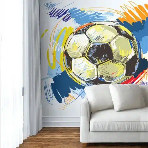 Modern-Fashion-Hand-painted-Graffiti-Football-Wallpaper-Custom-Mural-Non-woven-Interior-Wall-Decoration-Art-Wall-1 – saadaval Tootemaailm e-kaubamajas