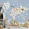 Custom-3D-Photo-Wallpaper-For-Kids-Room-Papel-De-Parede-Cartoon-World-Map-Children-Room-Living-1 – saadaval Tootemaailm e-kaubamajas