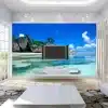 Custom-Mural-Wallpaper-3D-Ocean-Sea-Beach-Photo-Background-Non-woven-Wallpaper-For-Bedroom-Living-Room-3 – saadaval Tootemaailm e-kaubamajas