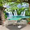 Custom-Any-Size-Green-Forest-Waterfall-Nature-Landscape-3D-Mural-Wallpaper-Living-Room-Bedroom-Photo-Wall-4 – saadaval Tootemaailm e-kaubamajas