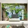 Custom-Any-Size-Green-Forest-Waterfall-Nature-Landscape-3D-Mural-Wallpaper-Living-Room-Bedroom-Photo-Wall-2 – saadaval Tootemaailm e-kaubamajas