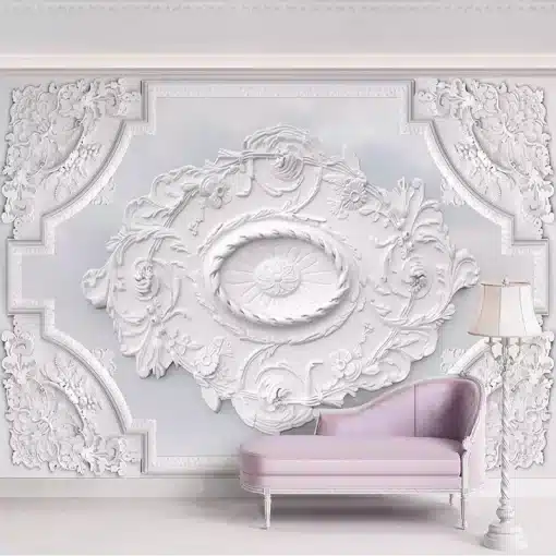 Custom-Photo-Wallpaper-3D-European-Style-White-Flower-Pattern-Living-Room-Ceiling-Murals-Wallpaper-Bedroom-Mural-2 – saadaval Tootemaailm e-kaubamajas