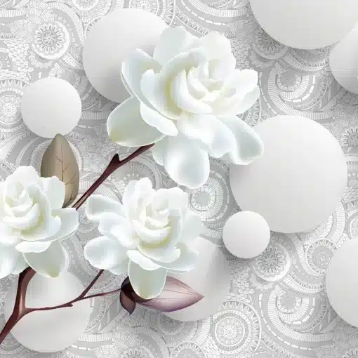 Custom-Mural-Wallpaper-European-Style-3D-Stereoscopic-Relief-Flower-Circle-Ball-TV-Background-Wall-Decor-Wallpaper-4 – saadaval Tootemaailm e-kaubamajas