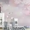 Custom-Mural-Nordic-Ins-Hand-painted-Fantasy-Pink-Clouds-Romantic-Cherry-Blossom-Children-s-Room-Background-2 – saadaval Tootemaailm e-kaubamajas