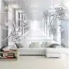 Custom-Wall-Mural-Photo-Wallpaper-Non-woven-3D-Abstract-Space-Flower-Pattern-Diamond-Jewelry-Living-Room-1 – saadaval Tootemaailm e-kaubamajas