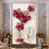 Custom-Mural-3D-Jewelry-Red-Flowers-Butterfly-Entrance-Wall-Decor-Painting-For-Living-Room-Corridor-Hallway-1 – saadaval Tootemaailm e-kaubamajas