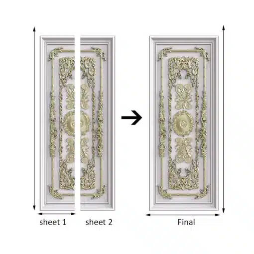 DIY-Self-adhesive-3D-Door-Stickers-European-Style-Living-Room-Bedroom-Door-Mural-Wallpaper-PVC-Waterproof-5 – saadaval Tootemaailm e-kaubamajas