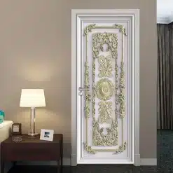 DIY-Self-adhesive-3D-Door-Stickers-European-Style-Living-Room-Bedroom-Door-Mural-Wallpaper-PVC-Waterproof-1 – saadaval Tootemaailm e-kaubamajas