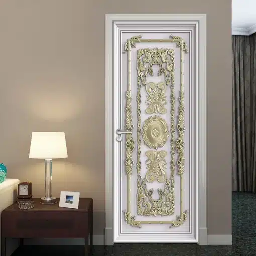 DIY-Self-adhesive-3D-Door-Stickers-European-Style-Living-Room-Bedroom-Door-Mural-Wallpaper-PVC-Waterproof-1 – saadaval Tootemaailm e-kaubamajas