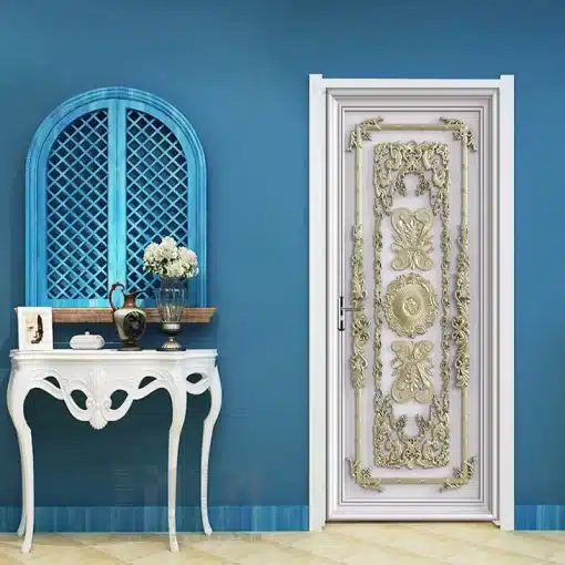 DIY-Self-adhesive-3D-Door-Stickers-European-Style-Living-Room-Bedroom-Door-Mural-Wallpaper-PVC-Waterproof-2 – saadaval Tootemaailm e-kaubamajas