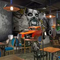 Custom-3D-Wall-Murals-Wallpaper-Creative-Stereoscopic-Space-Car-Skull-Street-Graffiti-Art-Restaurant-Background-Wall-1 – saadaval Tootemaailm e-kaubamajas
