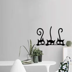 Lovely-3-Black-Cute-Cats-Wall-Sticker-Moder-Cat-Wall-Stickers-Girls-Vinyl-Home-Decor-Cute-1 – saadaval Tootemaailm e-kaubamajas