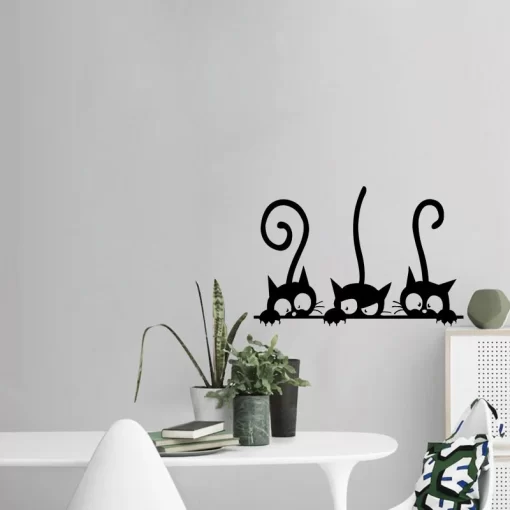 Lovely-3-Black-Cute-Cats-Wall-Sticker-Moder-Cat-Wall-Stickers-Girls-Vinyl-Home-Decor-Cute-1 – saadaval Tootemaailm e-kaubamajas