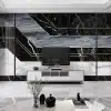 Custom-Mural-Modern-Black-White-Blue-3D-Striped-Geometric-Marble-Pattern-Wallpaper-Living-Room-TV-Background-2 – saadaval Tootemaailm e-kaubamajas
