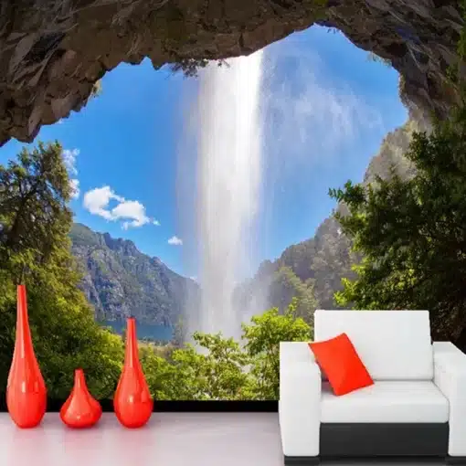 Custom-3D-Photo-Wallpaper-Cave-Waterfall-Natural-Landscape-Large-Wall-Mural-Poster-Home-Decor-Wall-Papers-3 – saadaval Tootemaailm e-kaubamajas