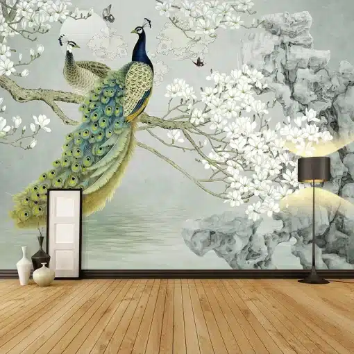 Custom-Photo-Mural-Wallpaper-3D-Peacock-Magnolia-Flowers-Wall-Painting-Study-Living-Room-Background-Home-Decor-2 – saadaval Tootemaailm e-kaubamajas