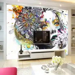 Custom-Mural-Wallpaper-Color-Hand-Painted-Abstract-Graffiti-Beauty-Art-Background-Photo-Wallpaper-Living-Room-Bedroom-1 – saadaval Tootemaailm e-kaubamajas