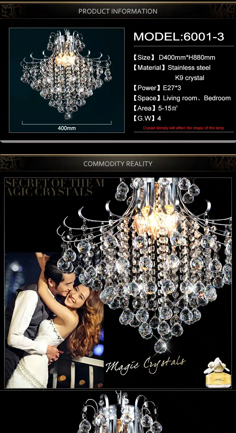 2017 Luxury Crystal Chandelier Living Room Lamp lustres de cristal indoor Lights Crystal Pendants For Chandeliers Free shipping 11