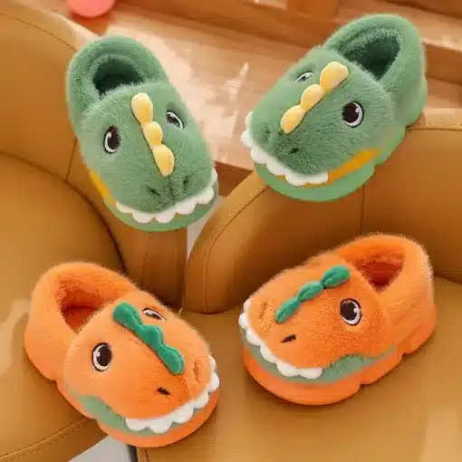 Cute-Cartoon-Dinosaur-Children-Plush-Slippers-Soft-Sole-Non-slip-Winter-Warm-Baby-Boys-Girls-Indoor-2 – saadaval Tootemaailm e-kaubamajas