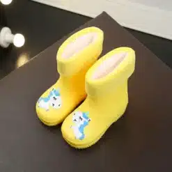 New-Kids-Rain-Boots-For-Girls-Rubber-Rainboot-Boys-Baby-Girls-PVC-Warm-Children-Waterproof-Shoes-1 – saadaval Tootemaailm e-kaubamajas