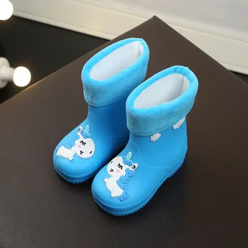 New-Kids-Rain-Boots-For-Girls-Rubber-Rainboot-Boys-Baby-Girls-PVC-Warm-Children-Waterproof-Shoes-2 – saadaval Tootemaailm e-kaubamajas