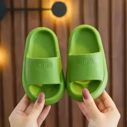 Summer-Children-s-Casual-Slippers-Solid-Color-Breathable-Non-Slip-Home-Bathroom-Beach-Kids-Soft-Slippers-3 – saadaval Tootemaailm e-kaubamajas