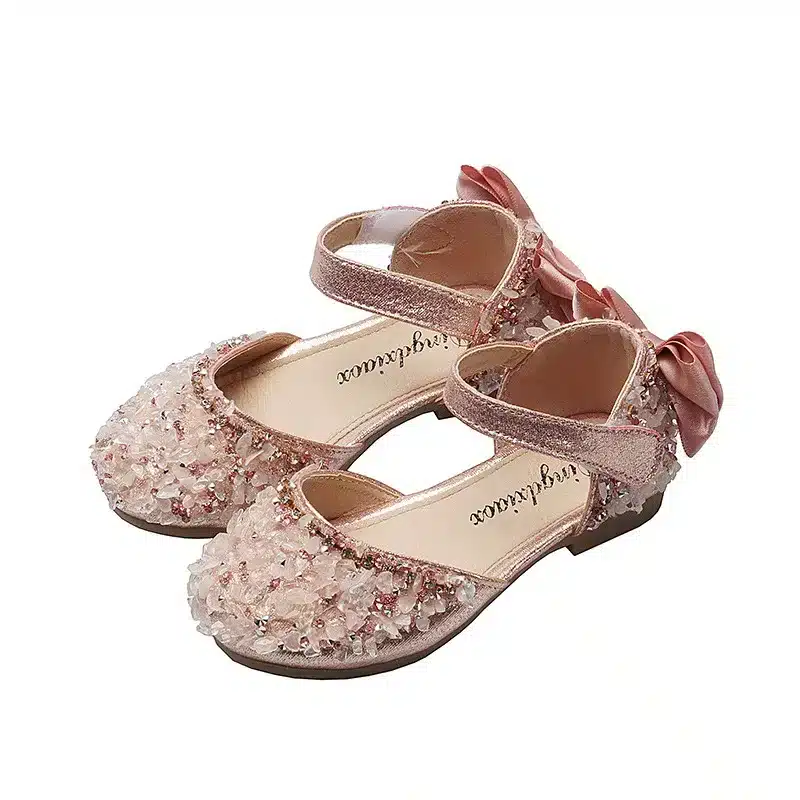 New-Kids-Leather-Shoes-Girls-Wedding-Shoes-Children-Princess-Sandals-Sequins-Bow-Girls-Casual-Dance-Shoes-5 – saadaval Tootemaailm e-kaubamajas